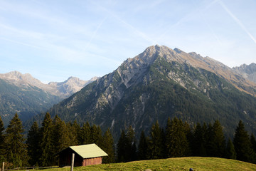 Allgäuer Alpen - Blick vom Walmendinger Horn 