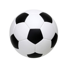 Fototapeta premium soccer ball on white