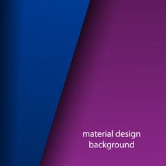 Obraz premium abstract material design background with purple and blue colors