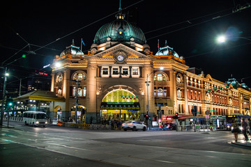 Fototapeta na wymiar Flinders Street Station 