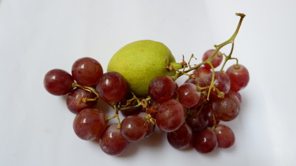 FRUIT FRESH FOR HEALTH, WITH WHITE BACKGROUND