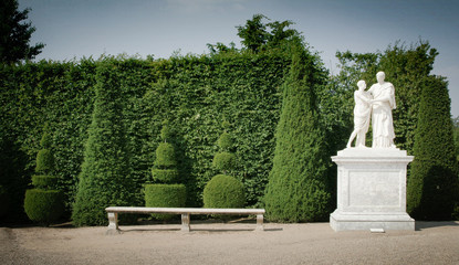 garden of the castle of Versailles