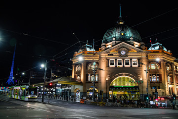 Fototapeta na wymiar Flinders Street Station 