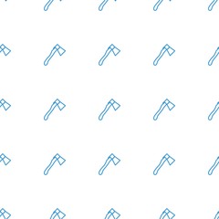 axe icon pattern seamless white background
