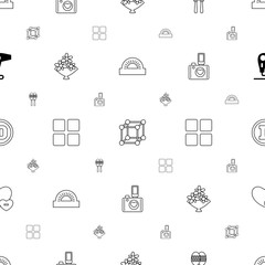 creative icons pattern seamless white background