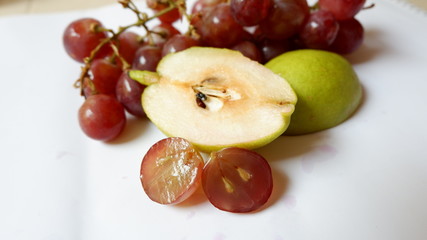 FRUIT FRESH FOR HEALTH, WITH WHITE BACKGROUND