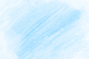 Light blue watercolor illustration for business cards. Hand drawn design element.