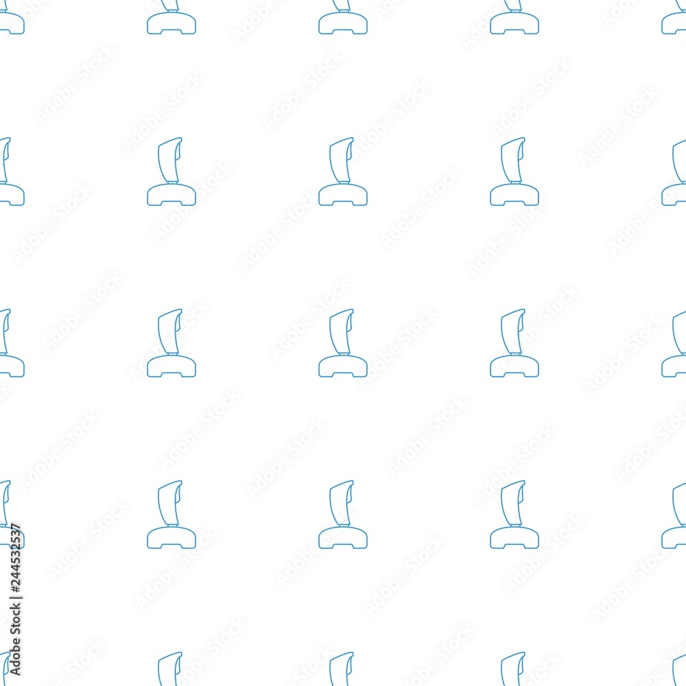 Poster joystick icon pattern seamless white background