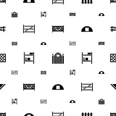 country icons pattern seamless white background