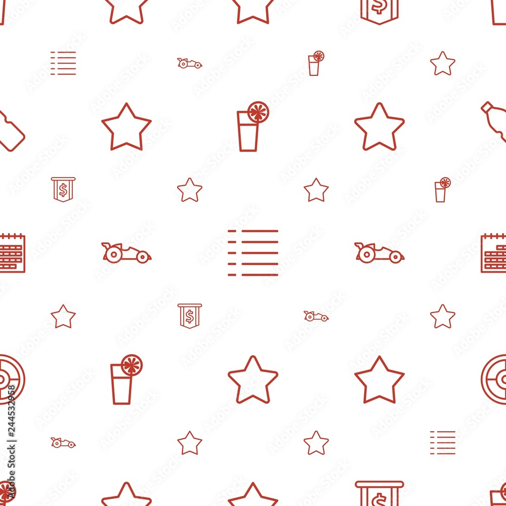 Poster ui icons pattern seamless white background