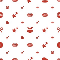 sugar icons pattern seamless white background