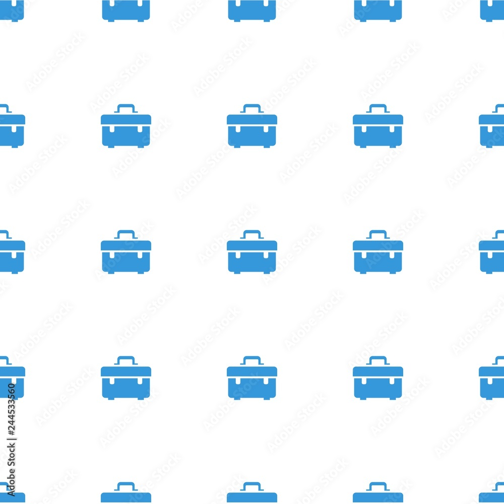 Wall mural toolbox icon pattern seamless white background