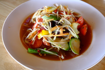 Thai papaya salad