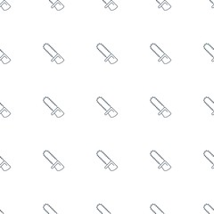 chainsaw icon pattern seamless white background