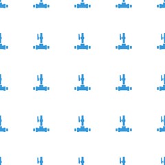 Obraz premium water pipe icon pattern seamless white background