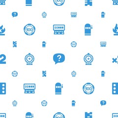 risk icons pattern seamless white background