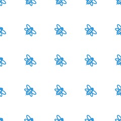 Obraz premium bee icon pattern seamless white background