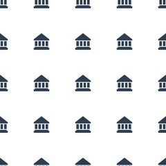 Fototapeta premium bank icon pattern seamless white background