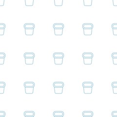 pot for plants icon pattern seamless white background