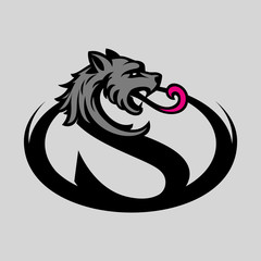 S Logo.S Letter Icon Design Vector Illustration.