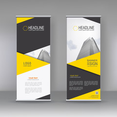 Vertical banner stand template design, infographics, Modern Flag Banner Design. Cover, Annual Report, Magazine,Poster, Corporate Presentation, Flyer, Website. vector abstract geometric background
