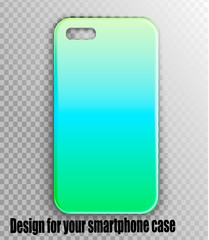 Vector accessory design for smartphone.  Fashion accessory for the gadget, smartphone - mock up