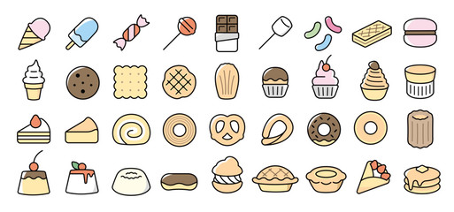 Sweets Icon Set