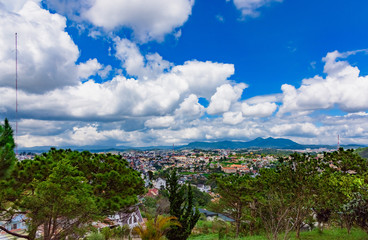 Fototapeta premium Dalat city Vietnam