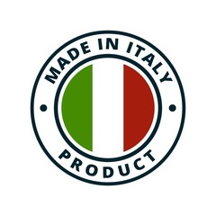 Product Made in Italy label illustration
