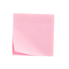 sticky notes On a white background