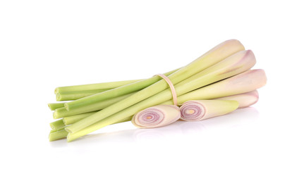Fresh Lemon grass isolated on white background