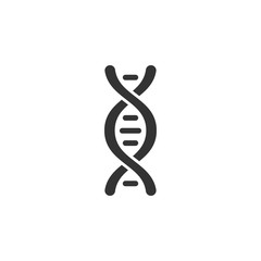 Dna icon graphic design template vector