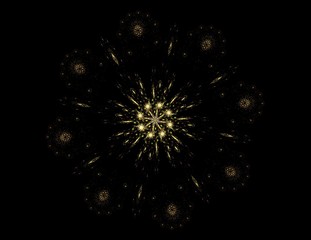 Abstract design made of sacred symbols signs geometry and designs on the subject of astrology alchemy magic