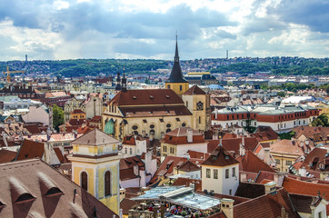 panorama of Prague