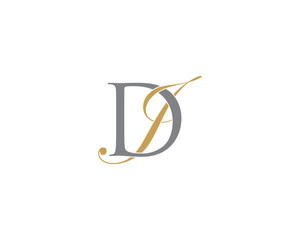 DJ JD Letter Logo Icon 002