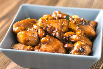 Bowl of Kung Pao chicken