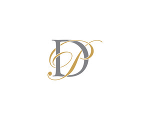 Obraz premium DP PD Letter Logo Icon 002
