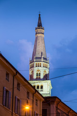 Fototapeta premium The tower of Modena, Emilia Romagna, Italy