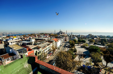 Hagia Sophia mosque in sultanahmet, Istanbul, Turkey.