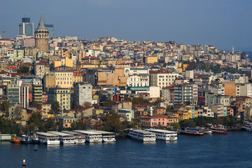 Fototapeta premium Beautiful view of Istanbul City, Turkey