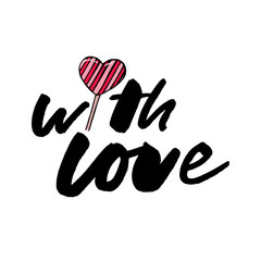 Slogan graphic with vector a rose illustration in retro style, for t-shirt prints and other uses sweets love valentine's