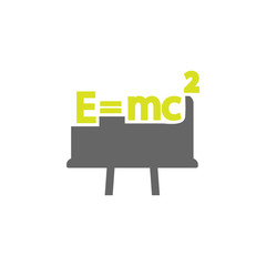 Black board, law icon. Element of Science experiment icon for mobile concept and web apps. Detailed Black board, law can be used for web and mobile