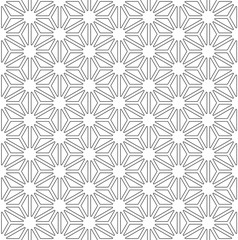 Seamless pattern based on Japanese ornament Kumiko