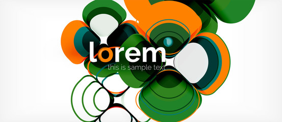 Geometric modern abstract background