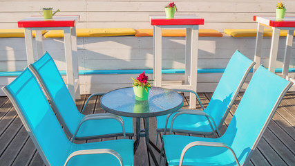 Naklejka premium Cafe dekorieren