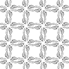 Carrot vegetable leaf vector plain seamless garden pattern. Simplified retro illustration. Wrapping or scrapbook paper background.Childish doodle art. Element for design, wallpaper, fabric printing.