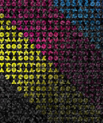 Triangular 3d, modern background