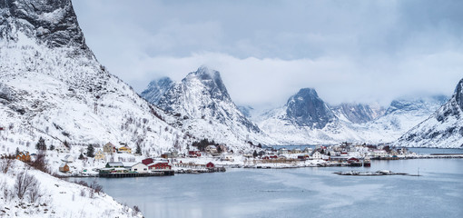Reine during winter, Lofoten Islands, Norway