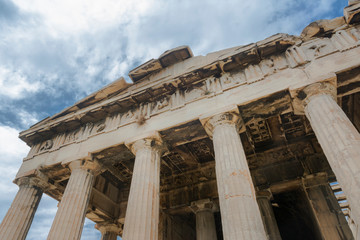 Low Angle View From Temple of Hephaestus, Ancient Agora of Athens, Greece