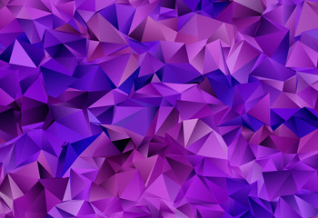 Abstract Low-Poly triangular modern background